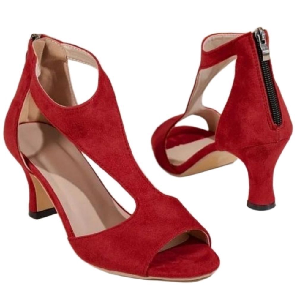 Open toe chunky heel Sandals sz 7.5